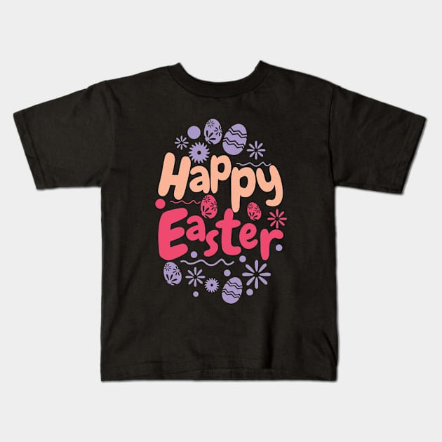 Happy Easter Day 2023 Kids T-Shirt by Fun Planet